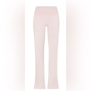 SKIMS Cotton Jersey Fold Over Pants ~ Barely Pink Sz small NWT
